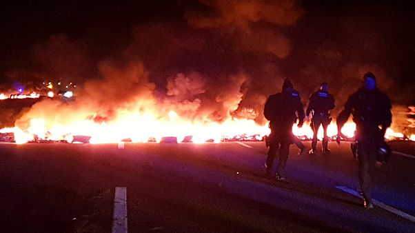 Manifestação independentista na Catalunha incluiu bloqueios de estrada Manifestação independentista na Catalunha incluiu bloqueios de estrada