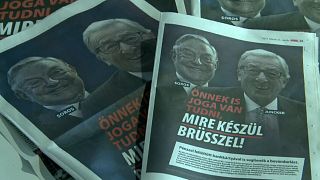 Polémica campaña del Gobierno húngaro contra la UE y Juncker