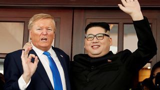 Donald Trump and Kim Jong-un impersonators take centre stage in Hanoi