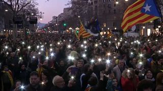 من احتجاجات كتالونيا