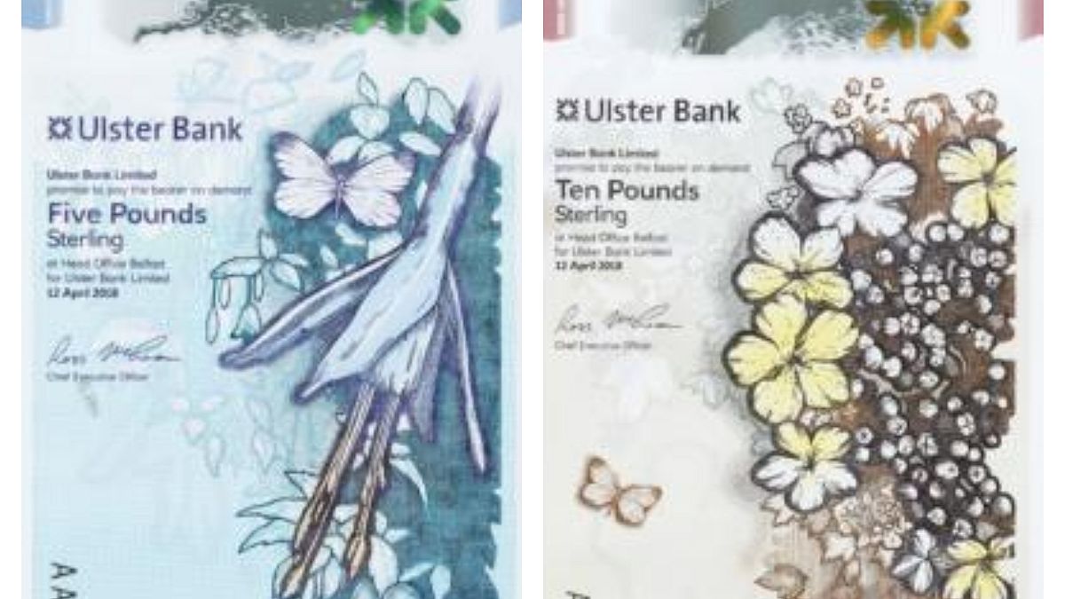 Kuzey İrlanda dik tasarımlı plastik banknotları piyasaya sürüyor