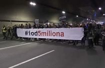 Duodécima semana consecutiva de protestas contra Vučić