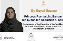 Saudi Arabia appoints Princess Reema as ambassador to the US.