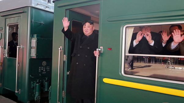 Kim Jong-Un a caminho da cimeira do Vietname Kim Jong-Un a caminho da cimeira do Vietname