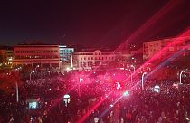 Thousands march in Montenegro to end president's 30-year rule in third protest this month