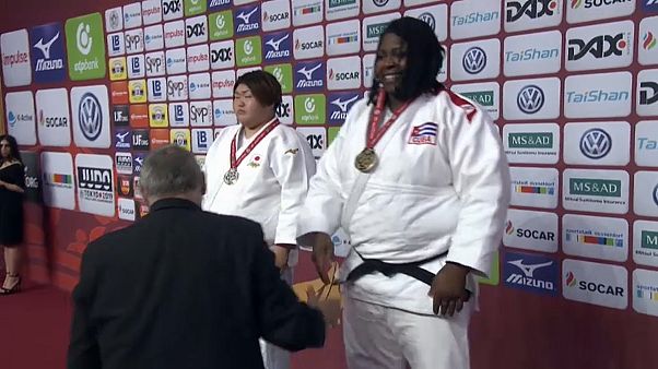 La judoca cubana Idalys Ortiz medalla de oro en el Grand Slam de Düsseldorf La judoca cubana Idalys Ortiz medalla de oro en el Grand Slam de Düsseldorf