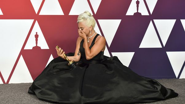 Lady Gaga, ganadora del premio a la mejor canción original por "Shallow" Lady Gaga, ganadora del premio a la mejor canción original por "Shallow"