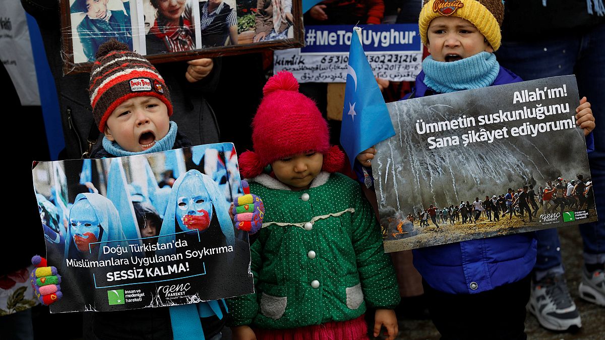 مظاهرات للويغور في تركيا ضد انتهاكات الصين