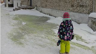 Sightings of green snow concerns residents of Russian city