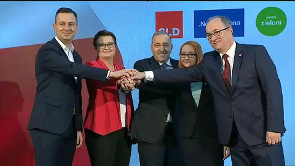Polish opposition parties unite against ruling conservatives