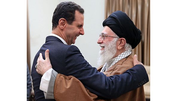 بشار الأسد وخامنئي بشار الأسد وخامنئي