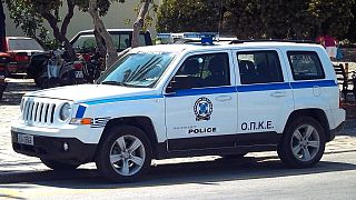 سيارة تابعة للشرطة اليونانية