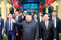 Kim Jong Un in Dong Dang (Vietnam)