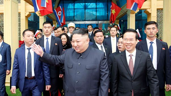 Kim Jong Un in Dong Dang (Vietnam) Kim Jong Un in Dong Dang (Vietnam)
