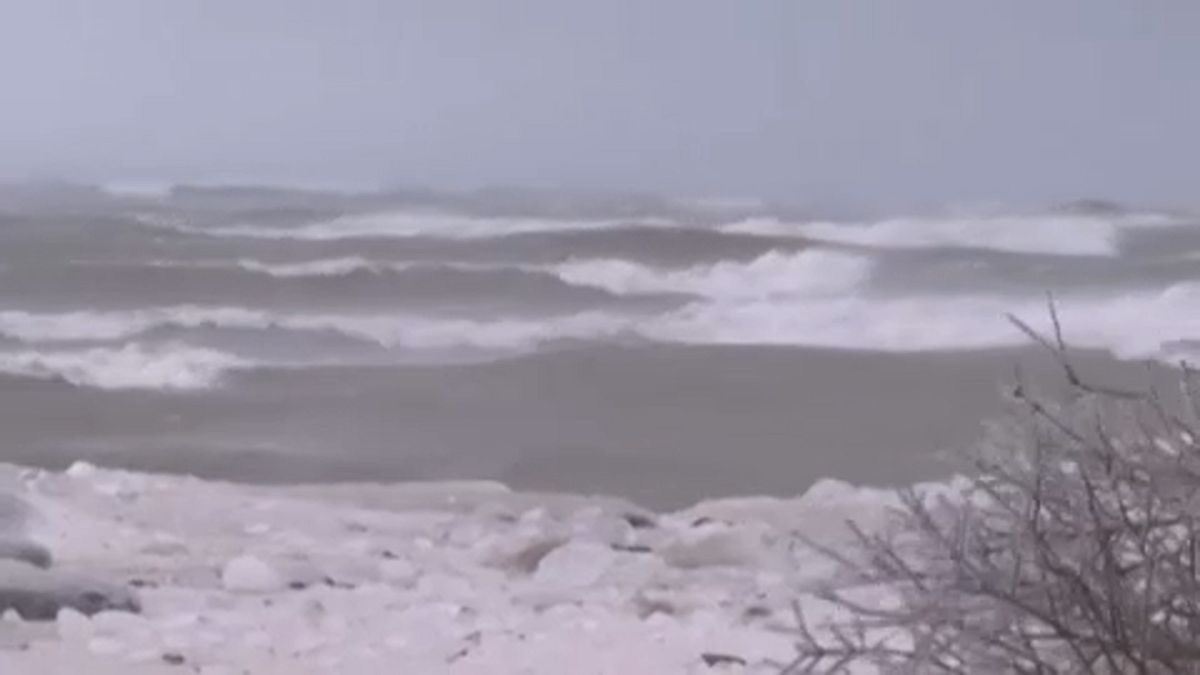 Brutális szélvihar a Nagy-tavaknál
