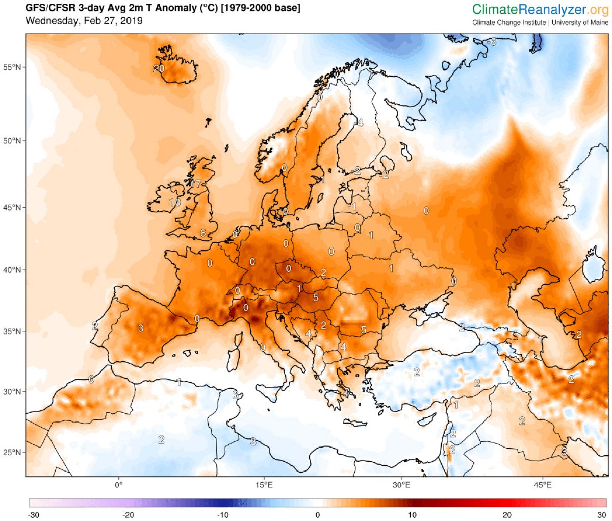 Record-breaking February weather is due to warming of the Arctic, says ...