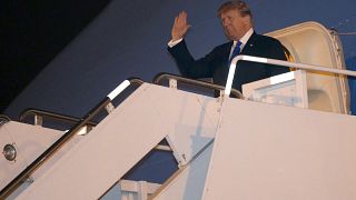 Trump arrives in Vietnam for second summit with North Korea's Kim Jong-un