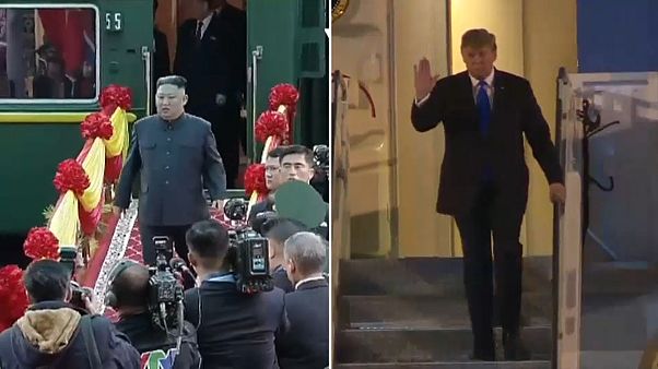 Donald Trump et Kim Jong Un arrivés à Hanoï pour leur deuxième sommet Donald Trump et Kim Jong Un arrivés à Hanoï pour leur deuxième sommet