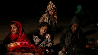 Zivilisten verlassen IS-Bastion Baghus im Osten Syriens