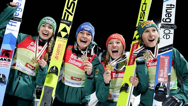 Nordische Ski-WM in Seefeld: Wieder Gold für Deutschland Nordische Ski-WM in Seefeld: Wieder Gold für Deutschland