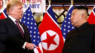 Donald Trump meets with Kim Jong Un in Hanoi