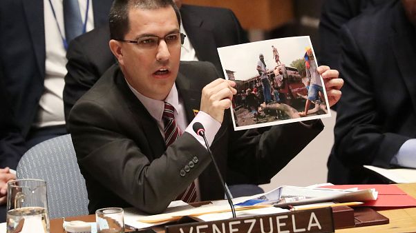 Venezuela Minister of Foreign Affairs Jorge Arreaza at the UNSC Venezuela Minister of Foreign Affairs Jorge Arreaza at the UNSC