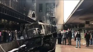 Egypte : accident puis incendie d'un train au Caire, 20 morts