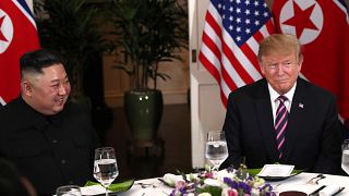 Watch: Trump and Kim meet in Vietnam for historic summit