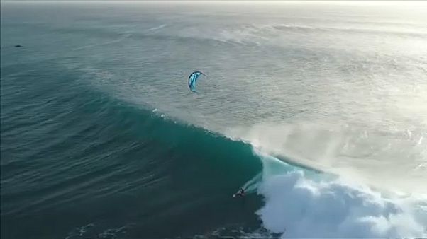 Kitesurf: Mitu Monteiro vola sulle onde Kitesurf: Mitu Monteiro vola sulle onde