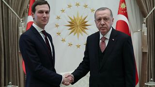 الرئيس التركي رجب طيب إردوغان وجاريد كوشنر