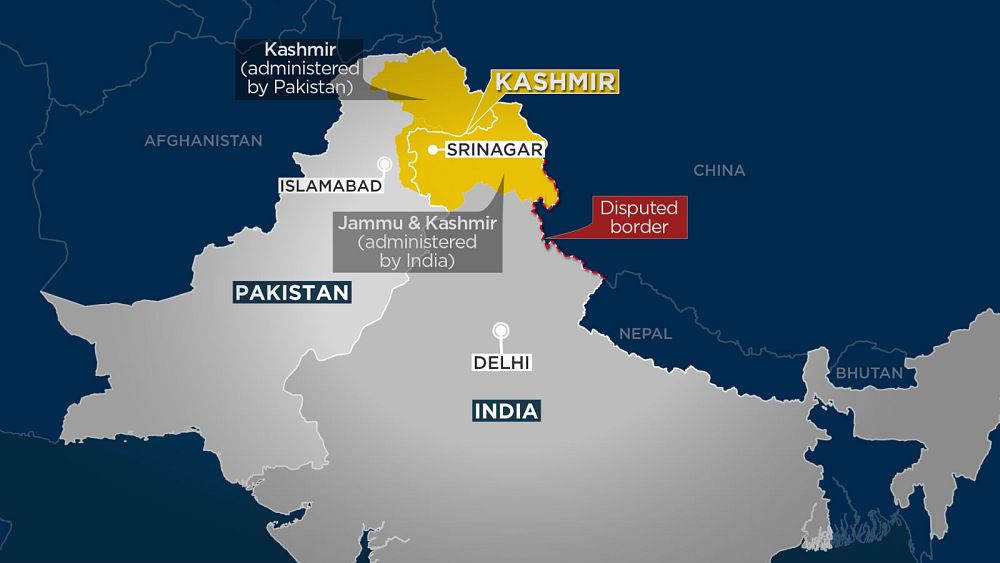 map of kashmir india and pakistan What Is The Tension Between Pakistan And India All About Euronews map of kashmir india and pakistan