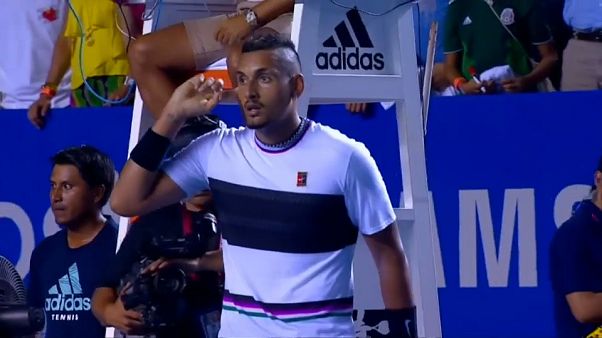 Nadal cae ante Kyrgios en un vibrante y polémico partido Nadal cae ante Kyrgios en un vibrante y polémico partido