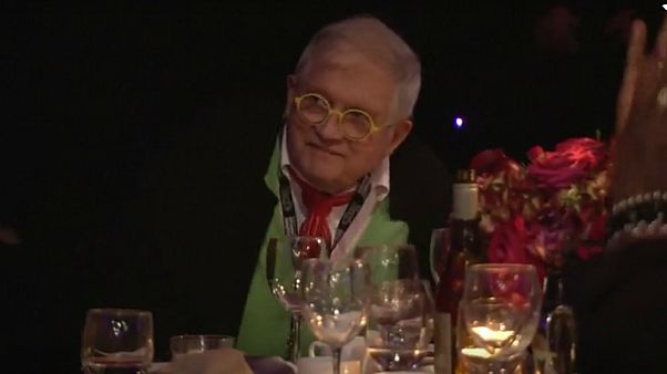 Firefighters called to rescue artist David Hockney from Amsterdam lift Firefighters called to rescue artist David Hockney from Amsterdam lift