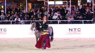 من مهرجان الخيول في السعودية