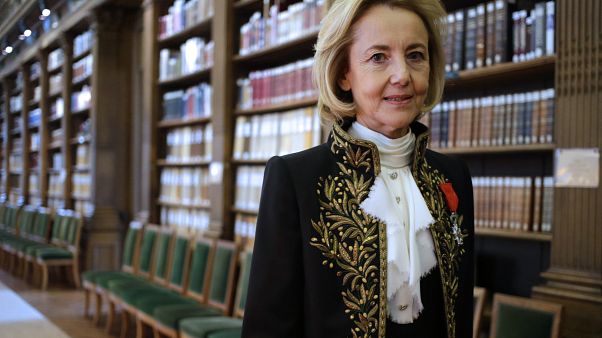 Dominique Bona, one member of the commission, Académie Française Dominique Bona, one member of the commission, Académie Française