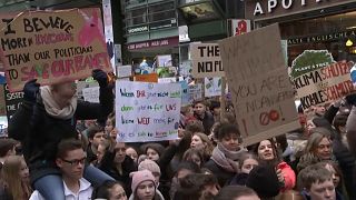 Megint diákok tüntettek a klímaváltozás ellen