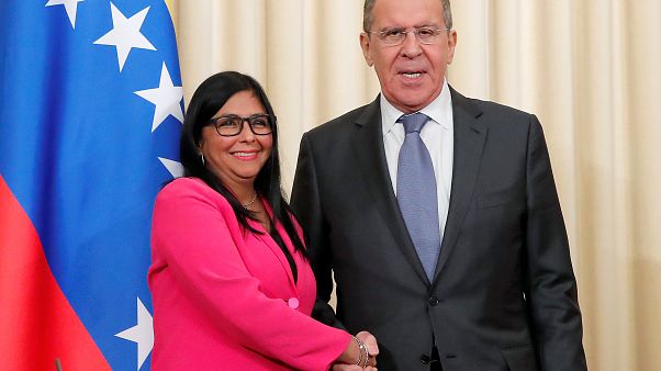 Delcy Rodríguez y el Ministro de Relaciones Exteriores ruso Sergei Lavrov Delcy Rodríguez y el Ministro de Relaciones Exteriores ruso Sergei Lavrov
