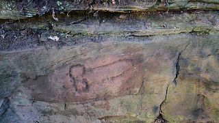 İngiltere'de Hadrian Duvarı yakınlarında 1800 yıllık penis çizimleri bulundu