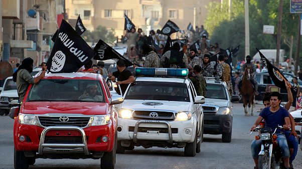 صورة أرشيفية لقوات داعش في سوريا صورة أرشيفية لقوات داعش في سوريا