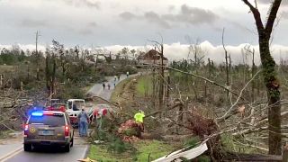 Des tornades s'acharnent sur l'Alabama et la Géorgie, lourd bilan humain