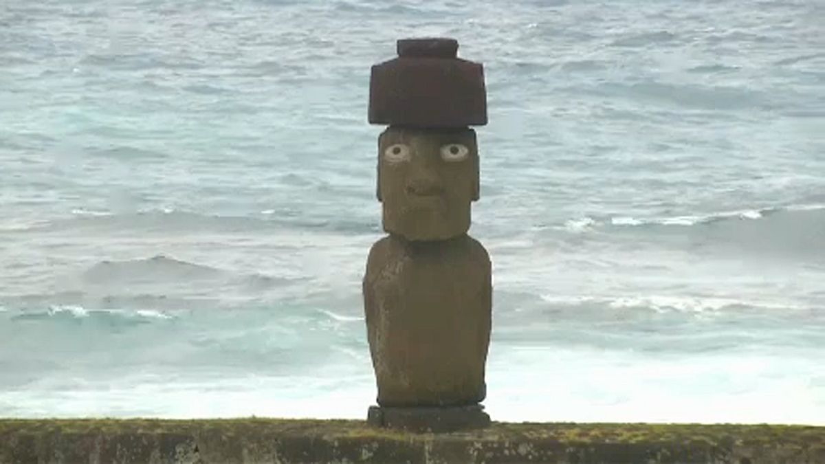 Leprásak a húsvét-szigeteki Moai szobrok