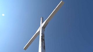 Dozens arrested for erecting giant cross in Lesbos meant to deter migrants