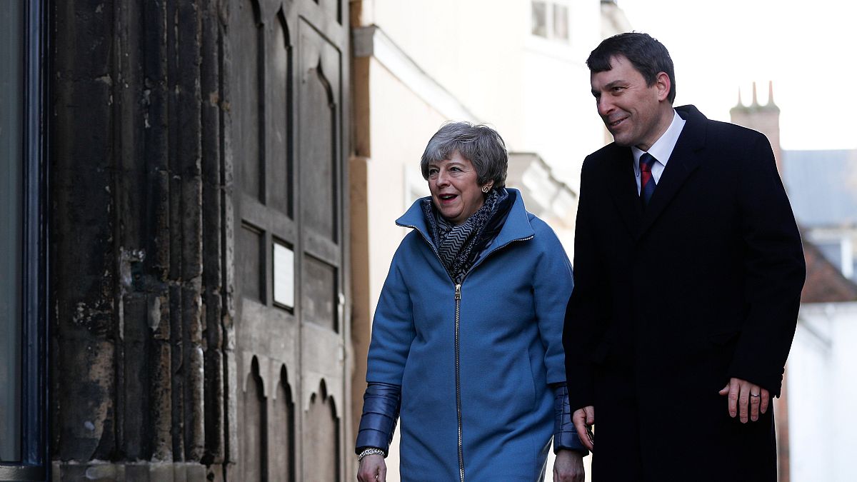 Britain's Prime Minister Theresa May in Salisbury on March 4, 2019.