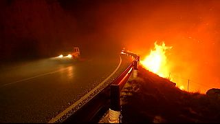شاهد.. حرائق الغابات تستمر في اسبانيا وفرق الإنقاذ تواصل مكافحة النيران
