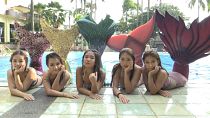 Making a splash at Malaysia's mermaid school