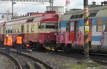 В Чехии столкнулись поезда