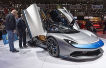 El coche Pininfarina 'Battista'. Ginebra, Suiza. 5 de marzo de 2019.