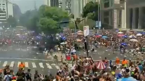 Confrontos durante Carnaval no Rio de Janeiro Confrontos durante Carnaval no Rio de Janeiro