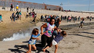 Muro fronterizo entre Estados Unidos y México. 25 de noviembre de 2018.