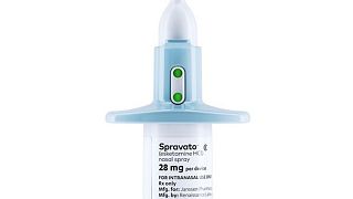 El spray nasal Spravato aprovado por la FDA el martes 5 de marzo, 2019.